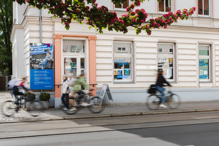 Geschäftsstelle des HVD Ostbrandenburg in Strausberg von der Straße